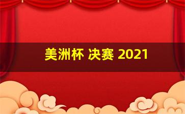 美洲杯 决赛 2021